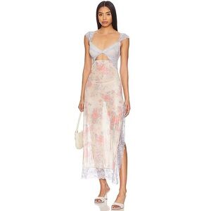 Free People x Intimately Suddenly Fine Maxi Slip Dress S